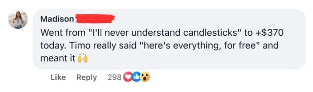 Student comment